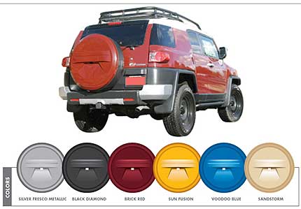 Genuine 2009 2013 Toyota Fj Cruiser Spare Tire Cover With Back Up
